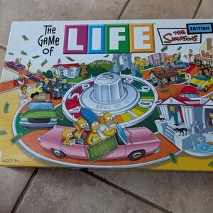 The Simpsons Edition Game of Life - Colorful Family Board Game